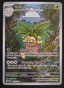 Exeggutor - 135/132 - Pokemon Mega Evolution Illustration Rare NM - Image 1