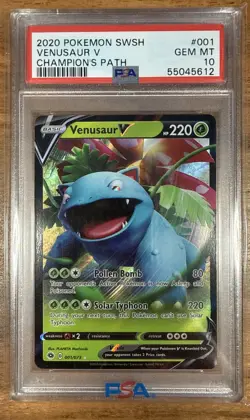 PSA 10 VENUSAUR V 2020 POKEMON SWSH Sword & Shield CHAMPION'S PATH 001/073 - Image 3