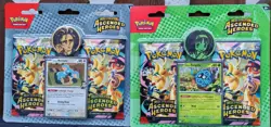 x2 Pokemon TCG Ascended Heroes Double Blister Booster Packs Erika & Larry NEW - Image 1