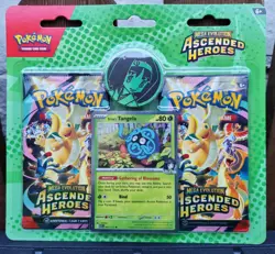 x2 Pokemon TCG Ascended Heroes Double Blister Booster Packs Erika & Larry NEW - Image 2