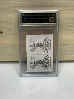 CROWN 10 2022 Pokemon Pokedex Sticker Entei/Raikou Flash Edition Gold Star Foil - Image 2