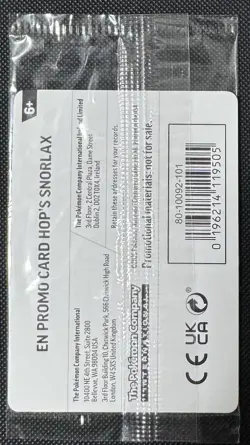 Pokemon Tcg - Hop’s Snorlax - Journey Together GameStop Stamped Promo - Sealed - Image 2