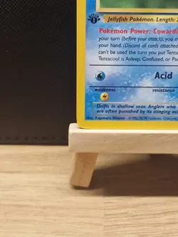 Pokemon 1999 WOTC 1st Edition Fossil Tentacool 56/62 - Excellent - Image 5