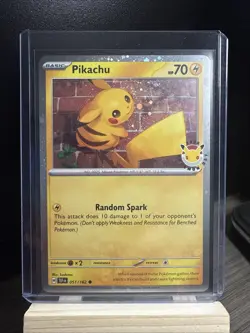 Pokemon TCG Pokemon Day 2026 - Pikachu 051/162 Stamped - English - Image 1