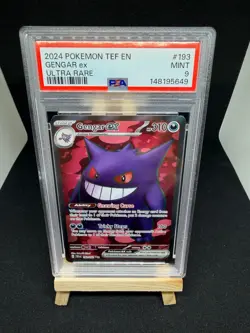 Pokemon Gengar EX TCG Scarlet & Violet Temporal Forces 193/162 PSA 9 - Image 1