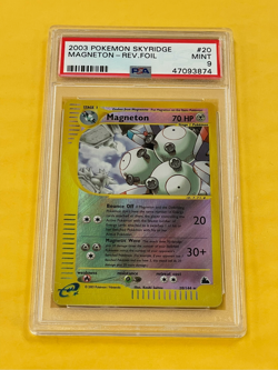 2003 Pokemon Skyridge Magneton Reverse Holo Foil #20/144 PSA 9 MINT - Image 1