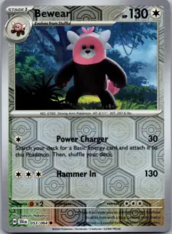 Bewear 053/064 - SV: Shrouded Fable Pokemon NM Reverse Holofoil - Image 1