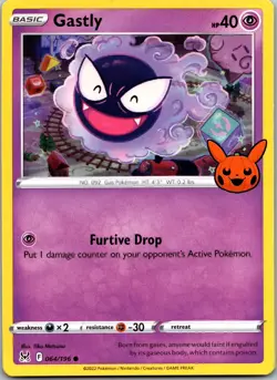 Gastly 064/196 - Trick or Trade BOOster Bundle 2023 Pokemon NM - Image 1