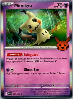 Mimikyu 097/193 - Trick or Trade BOOster Bundle 2023 Pokemon TCG NM Holofoil - Image 1