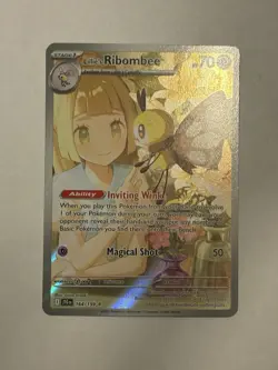 Lillie’s Ribombee #164 Journey Together Illustration Rare (IR) 2025 Pokemon MINT - Image 1