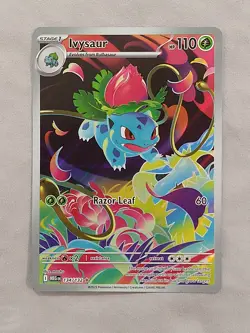 Ivysaur 134/132 Me01 Mega Evolution Full Illustration Art Rare Holo 2025 Pokemon - Image 1