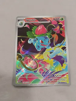 Ivysaur 134/132 Me01 Mega Evolution Full Illustration Art Rare Holo 2025 Pokemon - Image 2