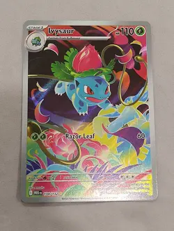 Ivysaur 134/132 Me01 Mega Evolution Full Illustration Art Rare Holo 2025 Pokemon - Image 3