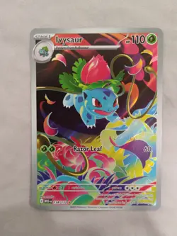 Ivysaur 134/132 Me01 Mega Evolution Full Illustration Art Rare Holo 2025 Pokemon - Image 4