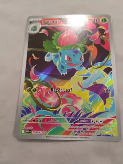 Ivysaur 134/132 Me01 Mega Evolution Full Illustration Art Rare Holo 2025 Pokemon - Image 5