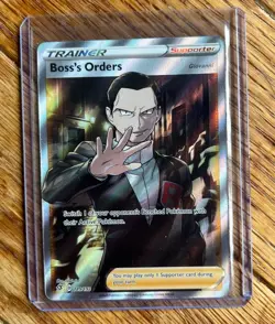 Pokemon TCG Boss's Orders Rebel Clash 189/192 Holo Full Art - Image 1
