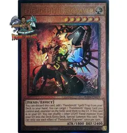 Yugioh! 1x Fiendsmith Engraver RA04-EN049 Ultimate Rare 1st Ed NM - Image 1