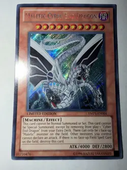 Yu-Gi-Oh Malefic Cyber End Dragon YMP1-EN004 Secret Rare Limited Edition - Image 1