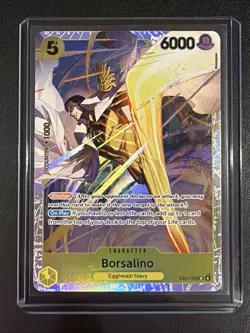 One Piece CCG Borsalino EB04-058 SR Blocker On Play 5 Cost 6000 Foil English - Image 1