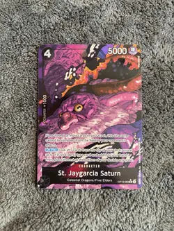 St. Jaygarcia Saturn Alt Art OP13-083 Carrying On His Will ENGLISH One Piece NM+ - Image 1
