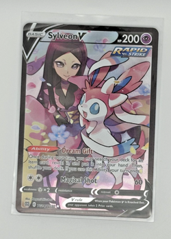 Sylveon V TG14/TG30 Swsh09 Brilliant Stars Trainer Gallery Full Art 2022 Pokemon - Image 1