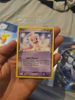 Pokemon TCG Mew 111/110 EX Holon Phantoms Card DVD Exclusive Non Holo - Image 1