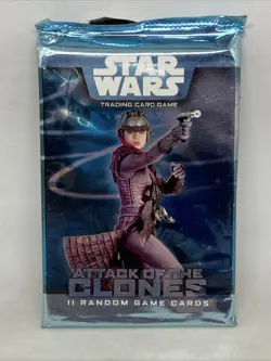 Star Wars Attack of the Clones Trading Card Pack New Sealed - Image 1