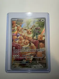 Pokemon Eevee Holo TCG Card 188/167 Sv06 Twilight Masquerade - Image 1