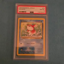 Pokemon Goldeen Jungle Common Regular Unlimited 1999 PSA 8 Graded Card 53/64 - Image 1