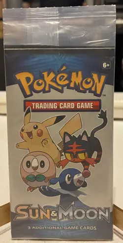 Pokemon Sun & Moon 3 Card Booster Pack General Mills Cereal Promo Pack - Image 1