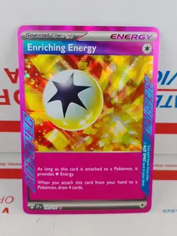 Holo Enriching Energy 191/191 ACE SPEC Rare Surging Sparks Pokemon TCG Card - Image 1