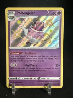 Polteageist SV053/SV122 Shining Fates Shiny Vault Shiny Holo Pokemon Card - Image 1