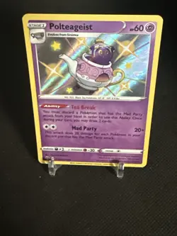 Polteageist SV053/SV122 Shining Fates Shiny Vault Shiny Holo Pokemon Card - Image 4