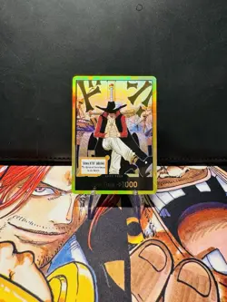 ONE PIECE THE AZURE SEA'S SEVEN GOLD DRACULE MIHAWK DON!! CARD OP ENGLISH OP14 - Image 1