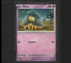 Abra - (Cosmos Holo) Holo Promo Miscellaneous Cards & Products 063/165 NM - Image 1
