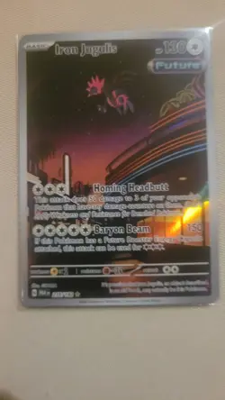 Pokemon TCG Iron Jugulis Paradox Rift Holo Card 216/182 Near Mint Condition - Image 3