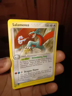 Salamence 19/97 Non-Holo Rare Dragon eReader Pokemon Card - Image 1
