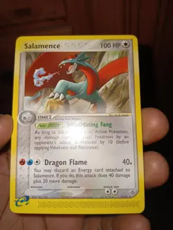 Salamence 19/97 Non-Holo Rare Dragon eReader Pokemon Card - Image 2