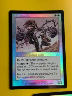 Whipcorder & Renewed Faith Onslaught. MTG Card. Old vintage FOIL. Shooting star. - Image 4