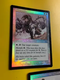 Whipcorder & Renewed Faith Onslaught. MTG Card. Old vintage FOIL. Shooting star. - Image 5