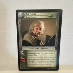 Decipher The Gaffer Ally 2001 Rare The Lord of the Rings TCG Card 1R291 - Image 1