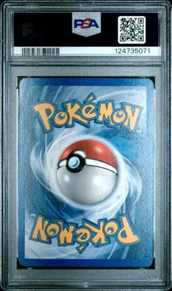 2003 WOTC EX Era Pokemon Blackstar Promo Card 013 Meowth Holo Swirl Graded PSA 9 - Image 2