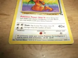 Dragonite 19/62 Non Holo Pokemon Card Fossil Set Genuine - Image 3