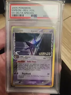 Pokemon Card TCG Espeon 4/113 Delta Species 2005 Holo Rare EX PSA 10 GEM MT - Image 4