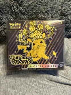 POKEMON TCG SCARLET VIOLET SURGING SPARKS ETB ELITE TRAINER BOX FACTORY SEALED - Image 1
