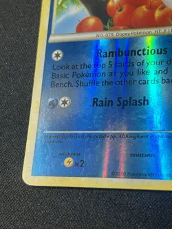 Pokemon Slowpoke 2010 66/90 Undaunted Reverse Holo LP - Image 3