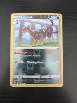2020 Pokemon Liepard 107/189 Swsh03: Darkness Ablaze Reverse Holo - Image 1
