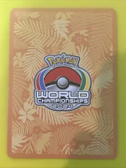 Iron Thorns Ex Pokemon World Championships 2024 Gold Sig Fernando Cifuentes - Image 2