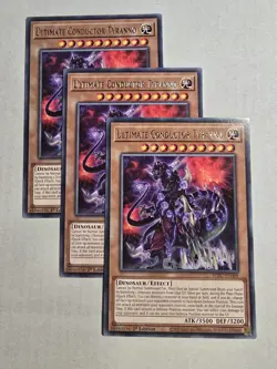 Yugioh! Ultimate Conductor Tyranno WISU-EN009 (Rare) 1st Ed 3x - Image 1