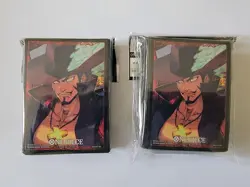 One Piece Card Game: Official Bandai Sleeves Vol.13 - Dracule Mihawk x 2 packs - Image 1